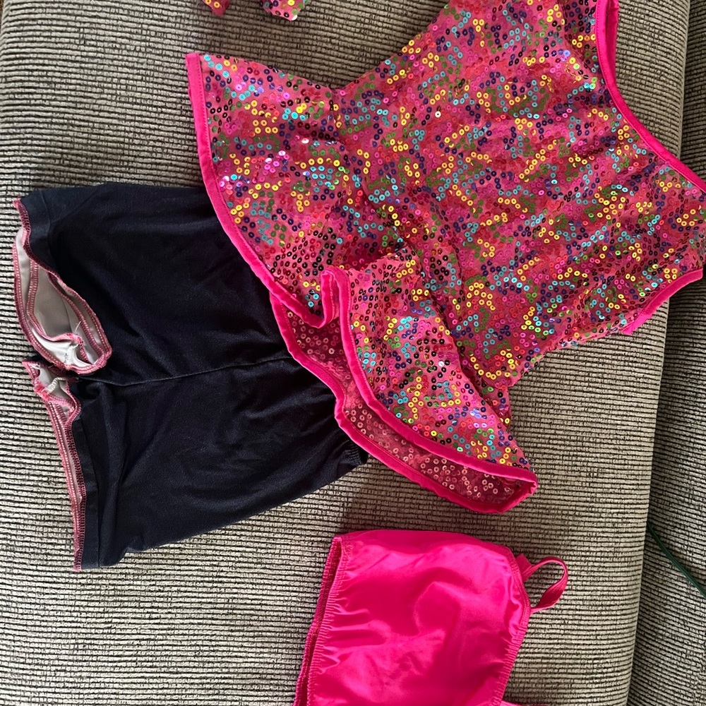 Colorful Sequin Dance Outfit